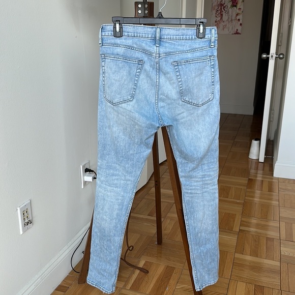 Rag&Bone Fit 1 ripped knee blue jeans 30x32 - Picture 4 of 4